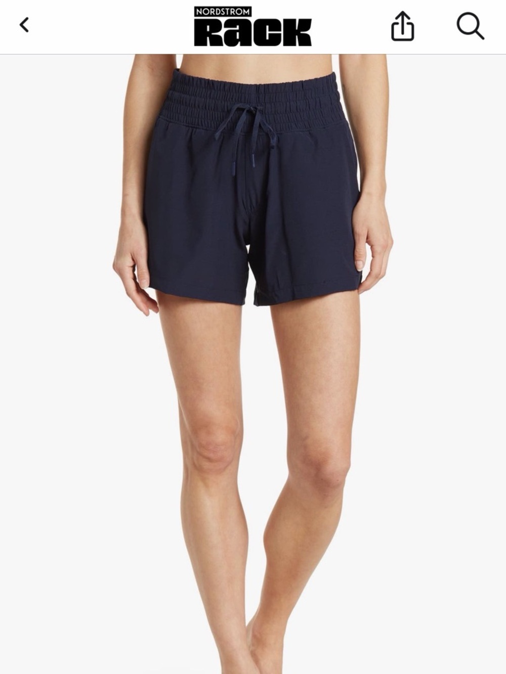 90 Degree By Reflex Women's Navy Athletic Shorts